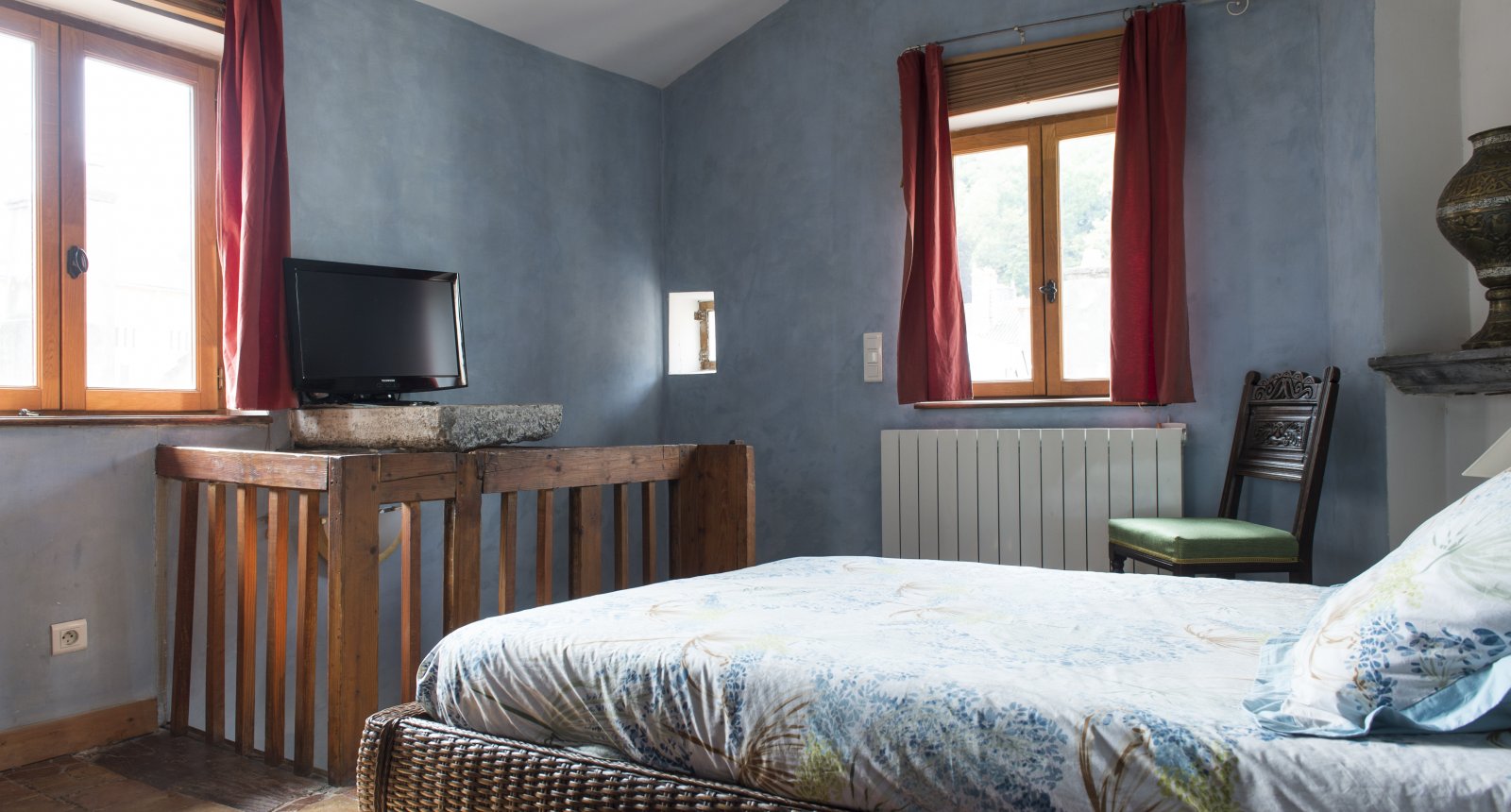 bedroom of the self-catering apartment