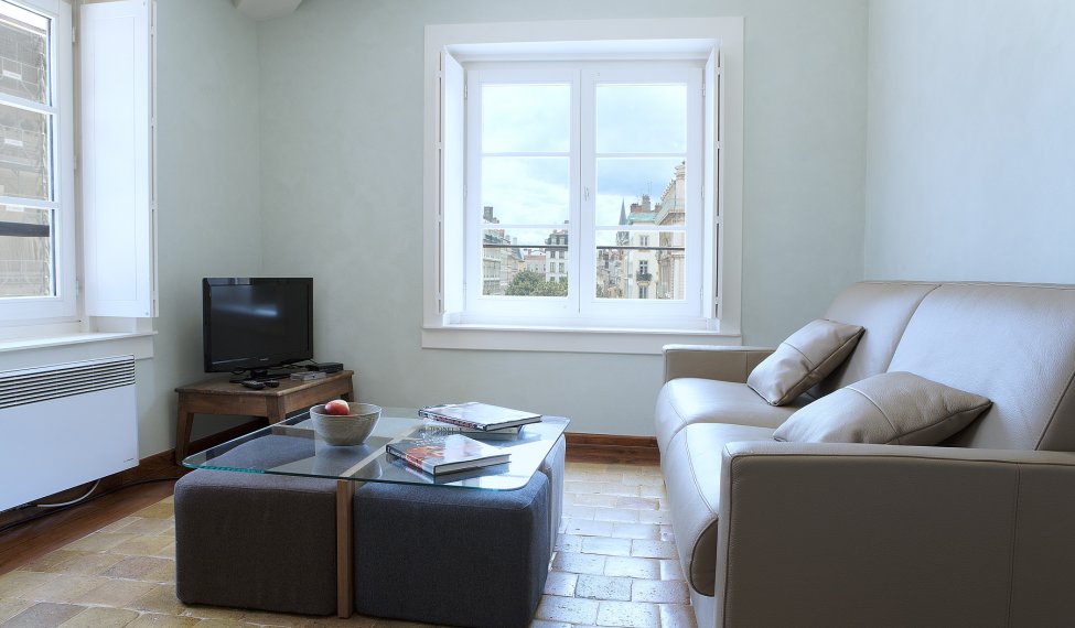 view from the furnished apartment 